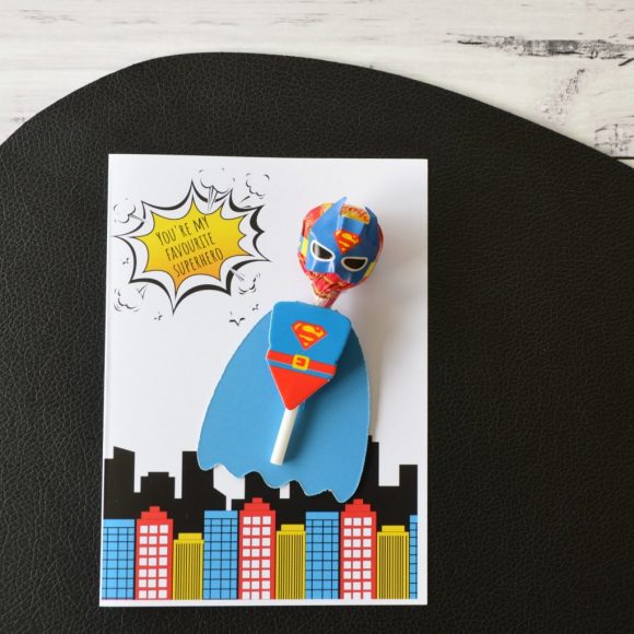 Superboy Valentine's Day Card